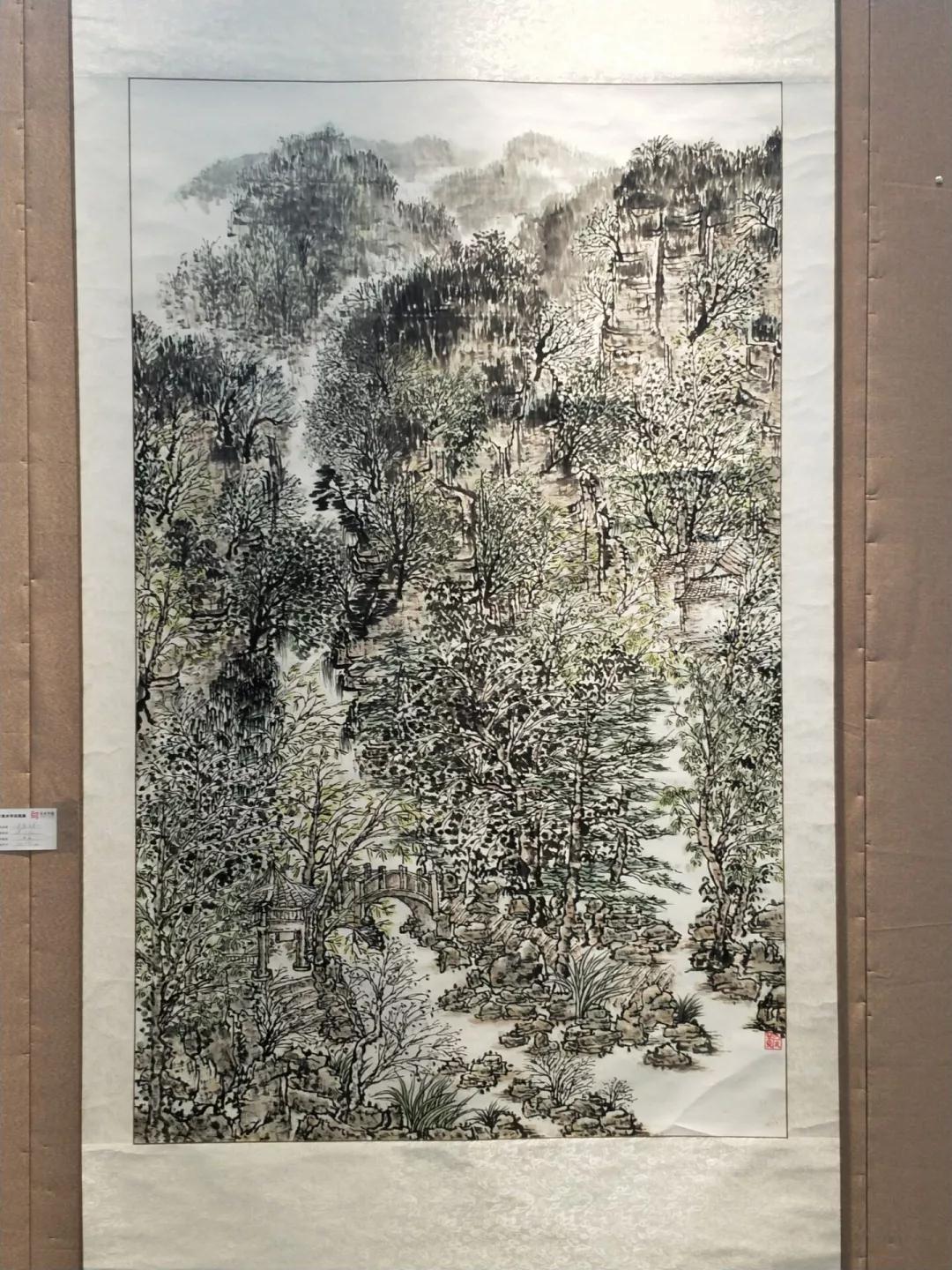 黄小元《武陵小景》 指导老师:丁荣泉 研究方向:美术学(国画)