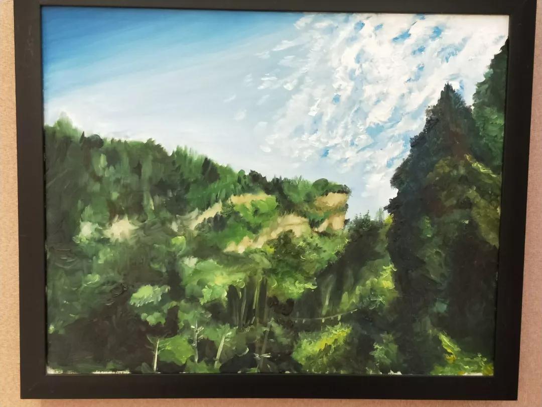 王诗芸《寂》 指导老师:田鲁研究方向:美术学(油画)